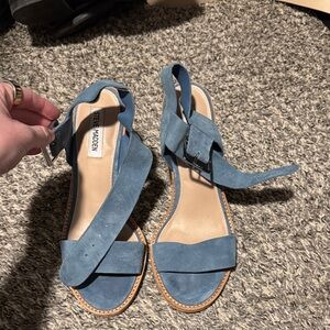 Steve Madden Denim Blue Women's Sandals